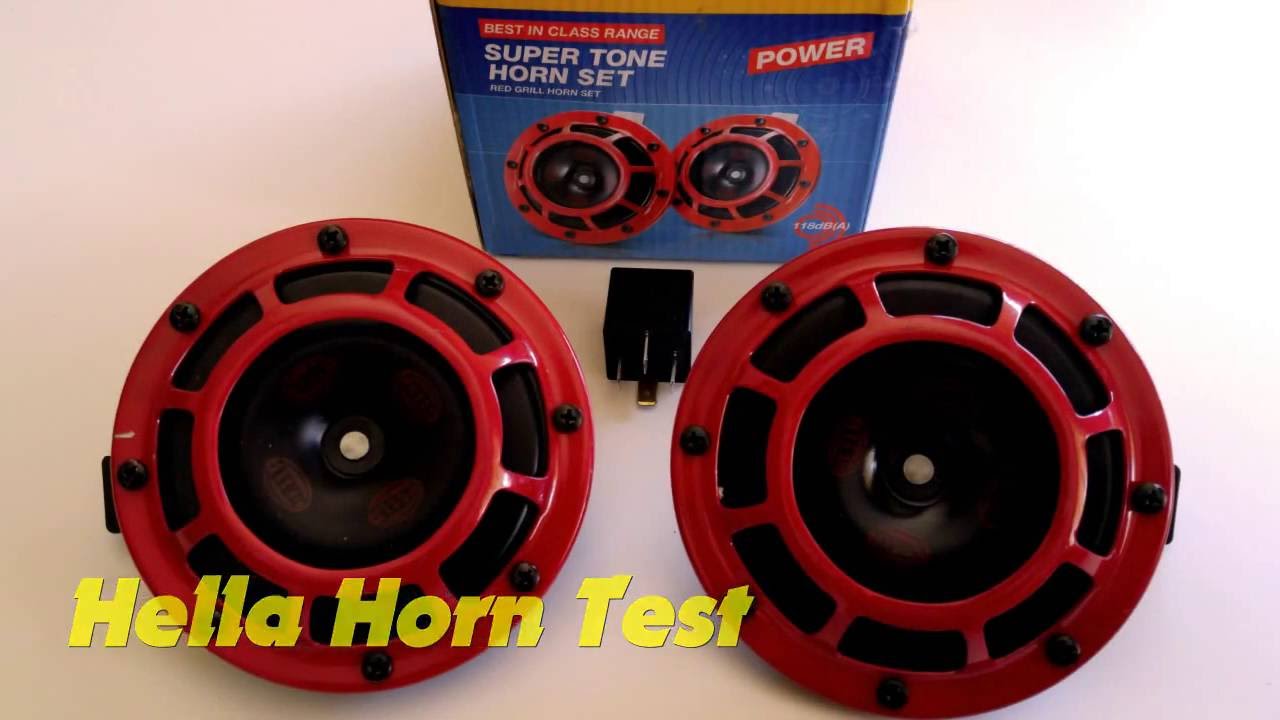 Hella Super Tone Horn Test 
