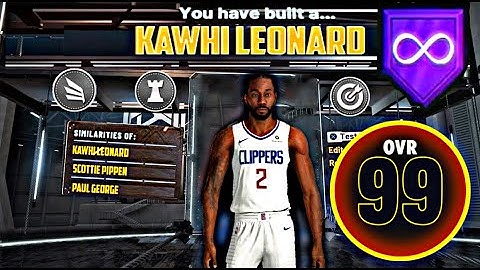 KAWHI LEONARD DEMIGOD BUILD ON NBA 2K21! THIS BUILD WILL BREAK THE GAME! ALL AROUND 2 WAY 80 BADGES!