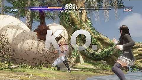 Dead or Alive 6 Kokoro vs Rachel CPU vs CPU AI vs AI (hardest level 8)