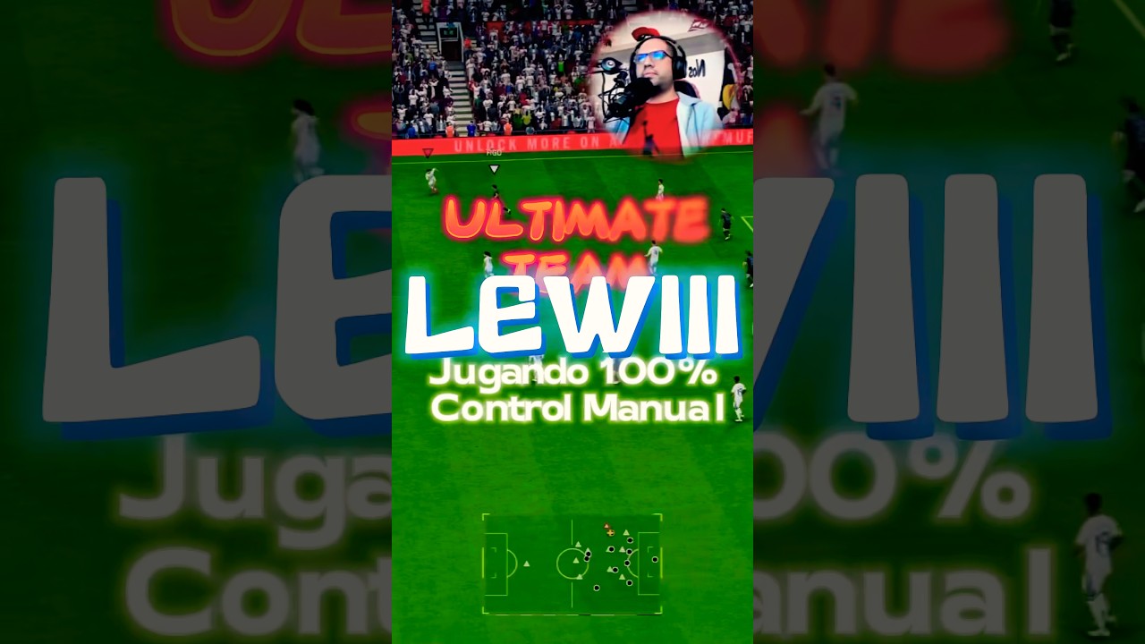 Lewandowski REGATEA y ANOTA en FC25 🚀 | Controles 100% MANUALES