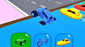 Shape Shifting Game All Levels Walkthrough Mobile iOS, Android Gameplay Stick Run Levels 1134-1135