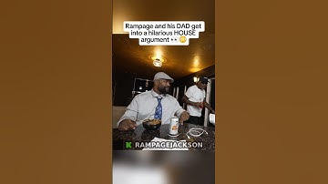 Rampage and his DAD get into a hilarious HOUSE argument #rampagejackson #rampage #ufc #shorts