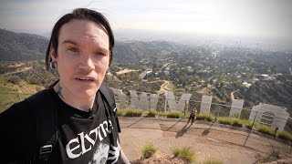 I'm At The Top of The HOLLYWOOD Sign - Our One Year Anniversary of Living in HOLLYWOOD  4K