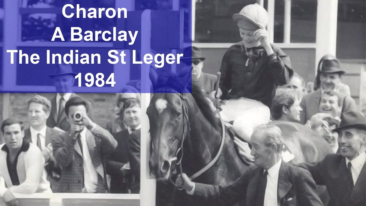Charon with A Barclay up wins The Indian St Leger 1984