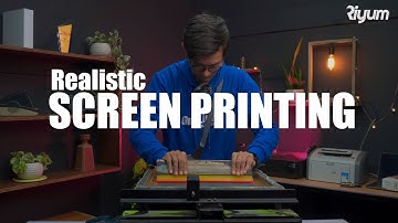 What it takes to print a realistic screen printing? | 3 color halftone screen print