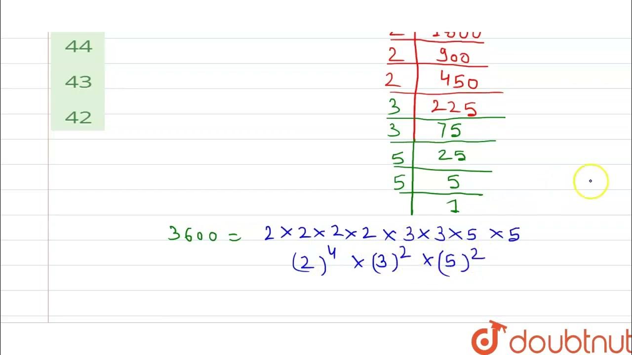 The Number Of Factors Of 3600 Is 3600 the-number-of-factors-of-3600-is-3600