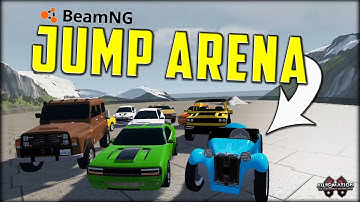 Testing My Automation Builds On Jump Arena? BeamNG Drive!