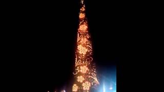 Burj Khalifa light show