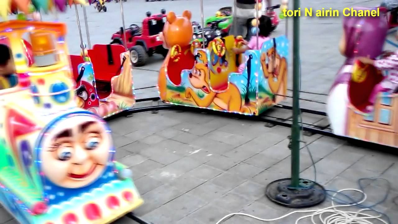 Naik Odong Odong - Kereta Mini di Alun Alun Mainan Anak