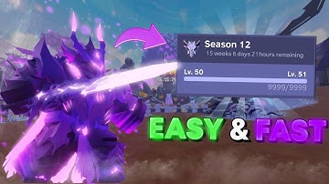 The FASTEST Way to GET LEVEL 50 in Season 12 (Roblox Bedwars)