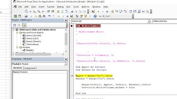 Macro for hiding and unhiding columns