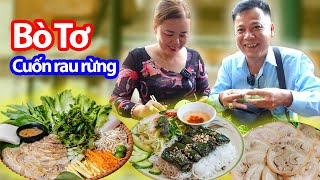 Phát Hiện Quán BÒ TƠ CUỐN RAU RỪNG Siêu Ngon Ăn Một Lần Là Nghiền Ngay Tại Quận 8