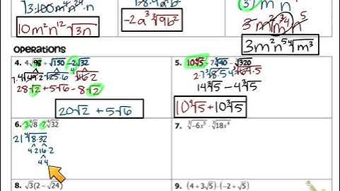 Review rational exponents & radicals for EXAM