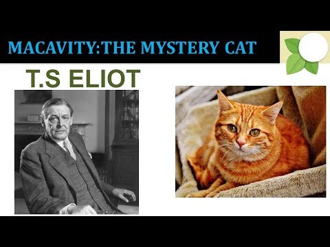 Macavity the Mystery Cat by T.S.Eliot - YouTube