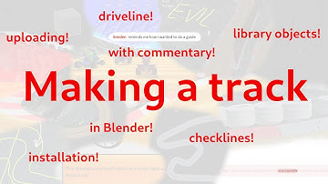 Making a SuperTuxKart track with explanations