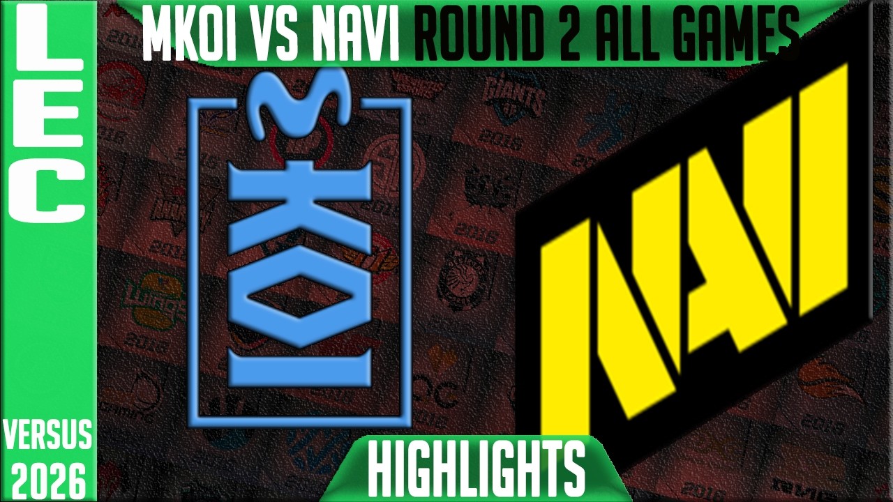 MKOI vs NAVI Highlights ALL GAMES | LEC Playoffs 2026 Round 2 | Movistar KOI vs Natus Vincere