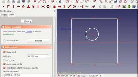 Use linked sketch with FreeCAD