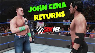 WWE 2K19 My CAREER MODE EPISODE 6 ! JOHN CENA RETURNS TO CHALLENGE ME | EPISODE 6