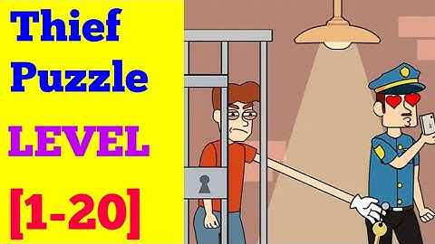 Thief Puzzle 4 Level 1-20 Solution or walkthrough