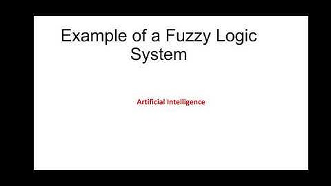 Example of Fuzzy Logic System in AI in 3 mins