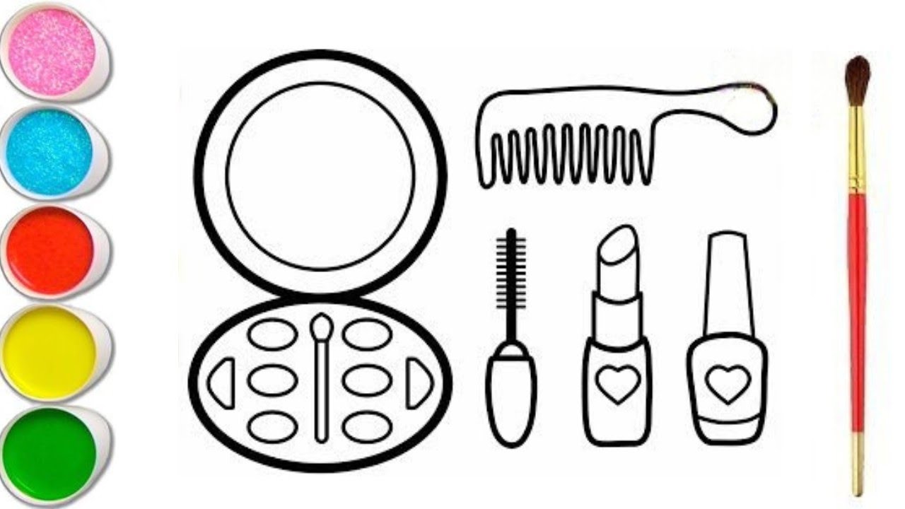 Makeup Kit Drawing Painting Coloring For Kids How To Draw Makeup makeup-kit-drawing-painting-coloring-for-kids-how-to-draw-makeup