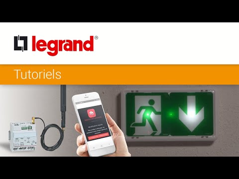 Configurer l'éclairage de sécurité connecté avec la télécommande Radio Legrand et sa Web App.