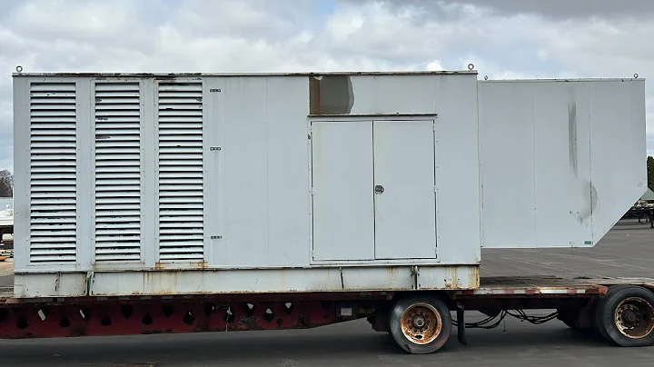 Cummins DFLE 1500 kW diesel generator.  Cummins KTA50-G9 engine, 179 Hrs, Yr 2001- CSDG # 4682