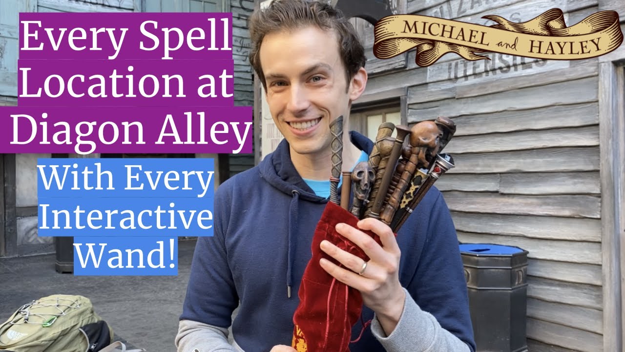 Every Spell Location at Diagon Alley - With Every Interactive Wand!