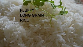 HOW TO MAKE PERFECT FLUFFY LONG GRAIN RICE!!!!