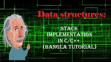 Stack - Implementation in C/C++ || Bangla tutorial