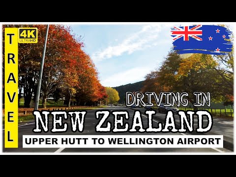 Driving In New Zealand || Upper Hutt to Wellington Airport || Travel || Telugu Vlogs In NZ ||