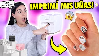 PROBANDO IMPRESORA PARA UÑAS!  Tus FOTOS en tus UÑAS  ¿Vale la pena? | Claudipia