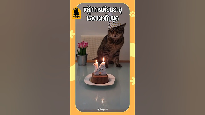 หลักการเทียบอายุน้องแมวกับนุด #แมว #ทาสแมว #เลี้ยงแมว #meowbarn #เหมียวบาน