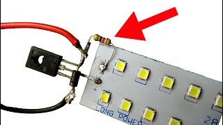 Make automatic ON OFF room emergency Led light, diy idea