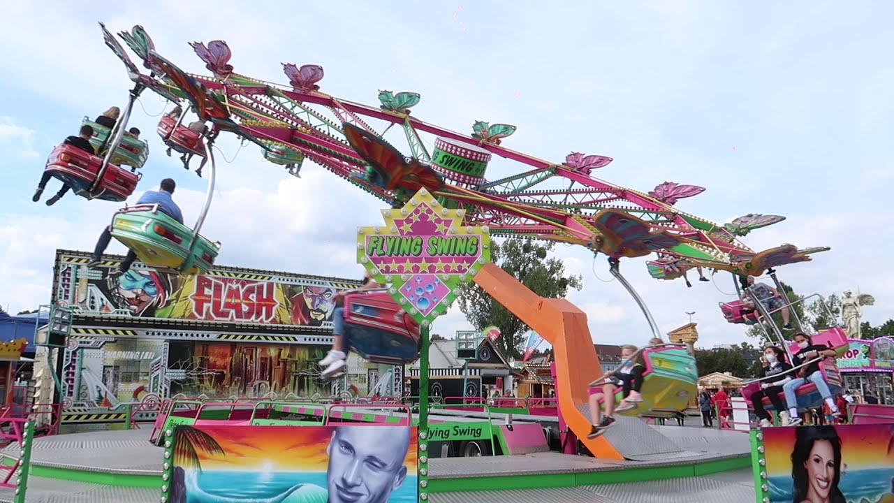 Flying Swing - Krause (Offride) Video Kirmes Park Hamm 2021 - YouTube