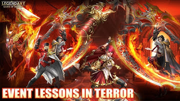 🎮 Legendary​ Game​ Of​ ​Hero l New Event " Lessons in Terror "
