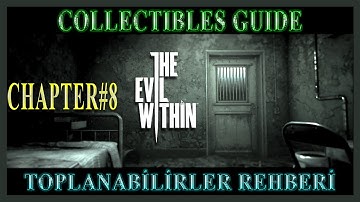 THE EVIL WITHIN - ALL COLEECTIBLES CHAPTER#8 (KEYS, MAPS, DOCUMENTS, POSTERS, NEWSPAPERS)