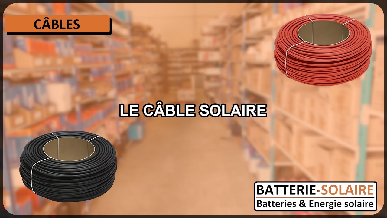 Câble Solaire Premium 6mm² Rouge 50m - Photovoltaïque UV Résistant Pour Panneaux Solaires
