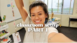 CLASSROOM SETUP PART 1 | 5th grade classroom!!