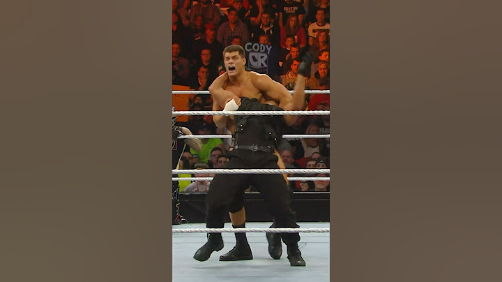 Cody Rhodes had to acknowledge Roman Reigns at #SurvivorSeries 2013