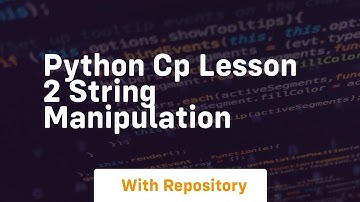 Python cp lesson 2 string manipulation