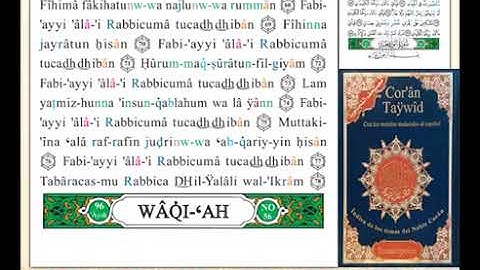 ختمة من مصحف التجويد باللغة الاسبانية الصفحة رقم 534