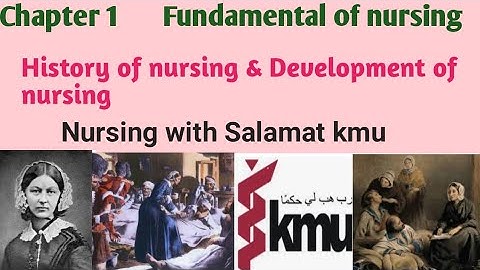 History of nursing and Development of nursing unit-l Fundamental of nursing Part l lecture in pashto