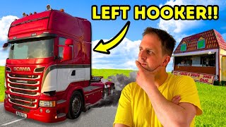 My FIRST TIME Driving A Left Hand Drive Truck | *DISASTER* | #truckertim