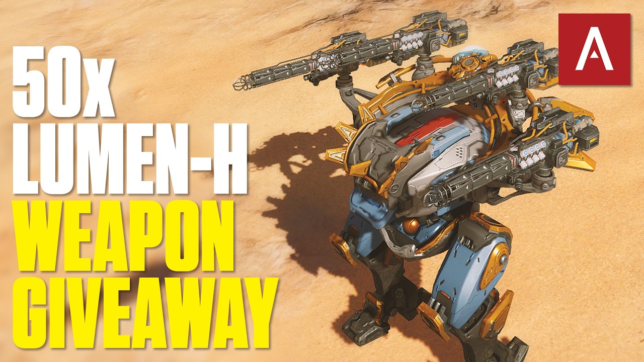 チャンネルwara War Robots - New Giveaway 50x Lumen-H Weapons Up For Grabs! WR