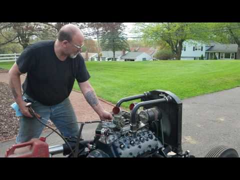 Flathead Ford V8 276" First start