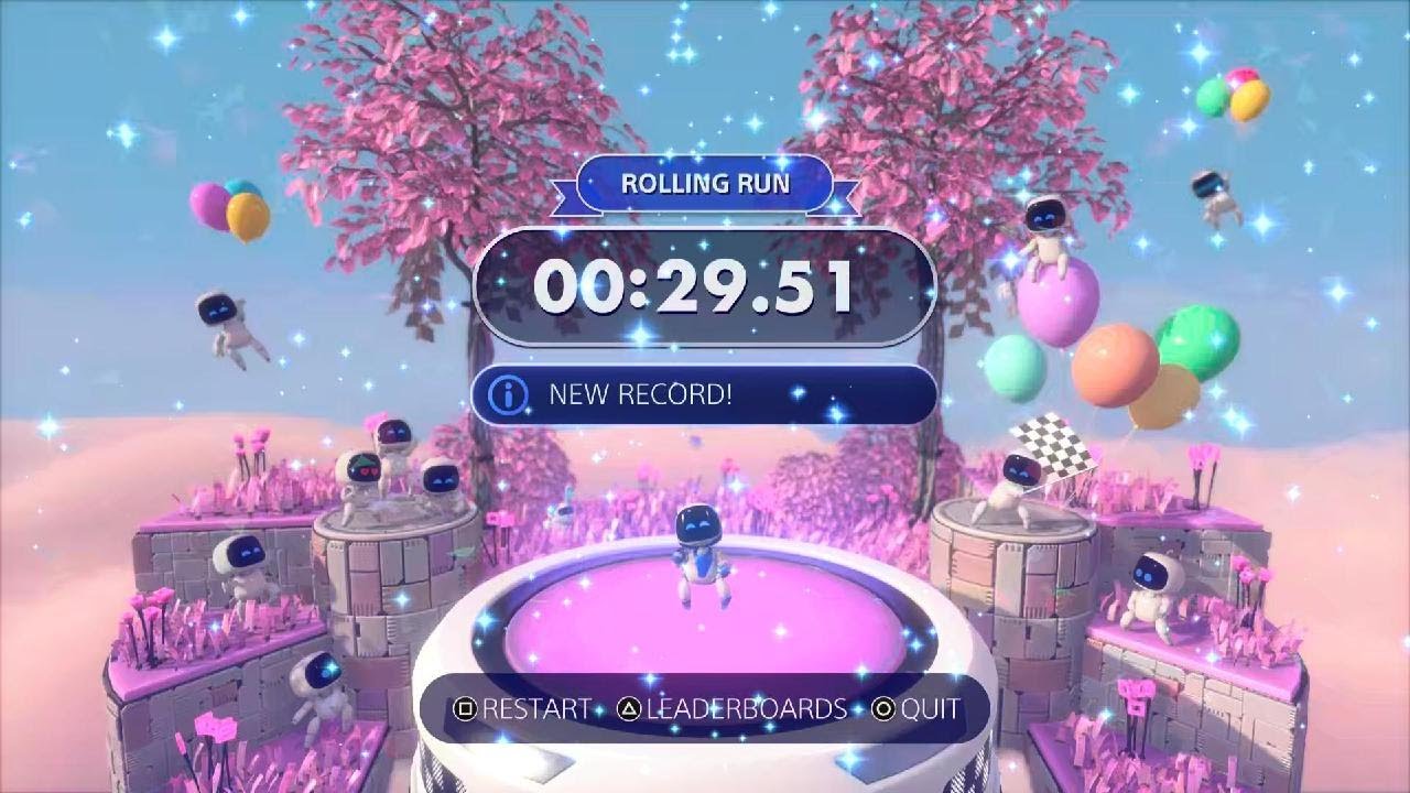 ASTRO's PLAYROOM Network Speedrun Total Time World Record! - 4:17.99 