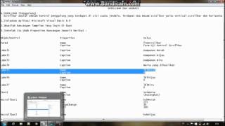 Tutorial Membuat Scrollbar & Animasi Dalam Pemograman Menggunakan Aplikasi Visual Basic 6.0