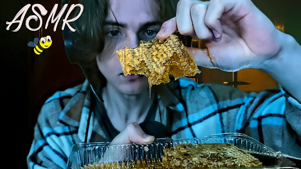 Медовые соты асмр 🐝 asmr honeycomb