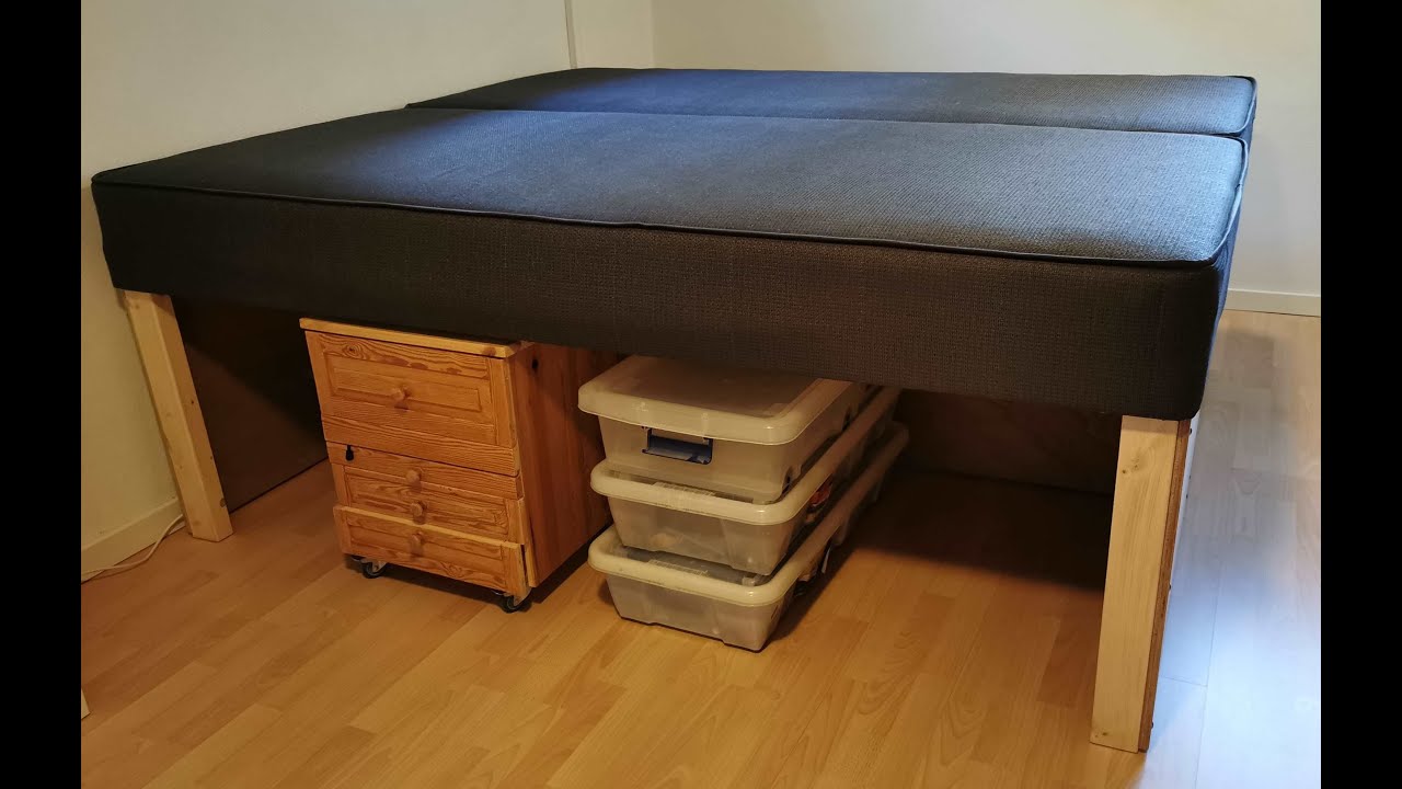 DIY opbevaring under boxmadrasser